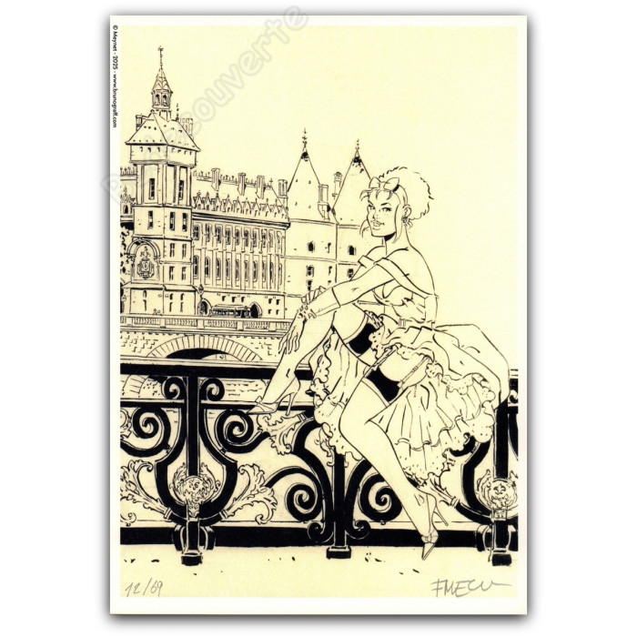 Meynet - Pin-up Mirabelle à Paris Palais de la Cité 2025 NB