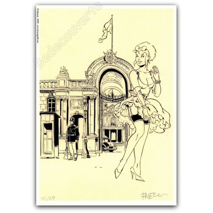 Meynet - Pin-up Mirabelle à Paris Palais de l'Elysée 2025 NB