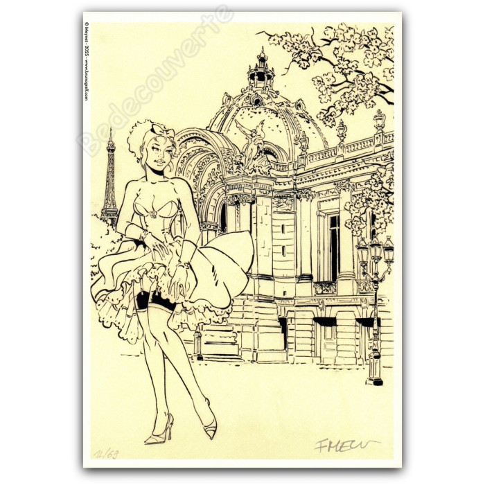Meynet - Pin-up Mirabelle à Paris Petit Palais 2025 NB