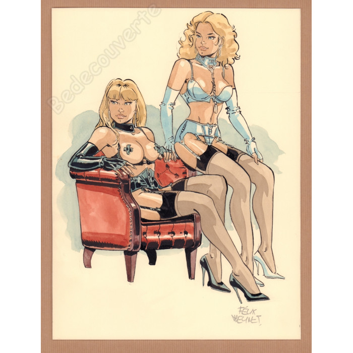 Meynet Félix - Dessin original pour l'Artbook 69 - B