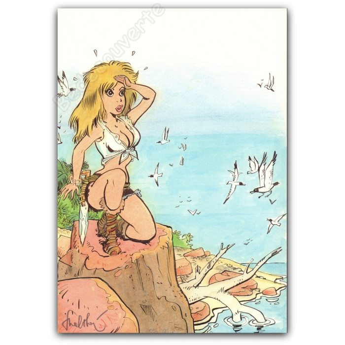 Walthéry - Natacha sur l'île