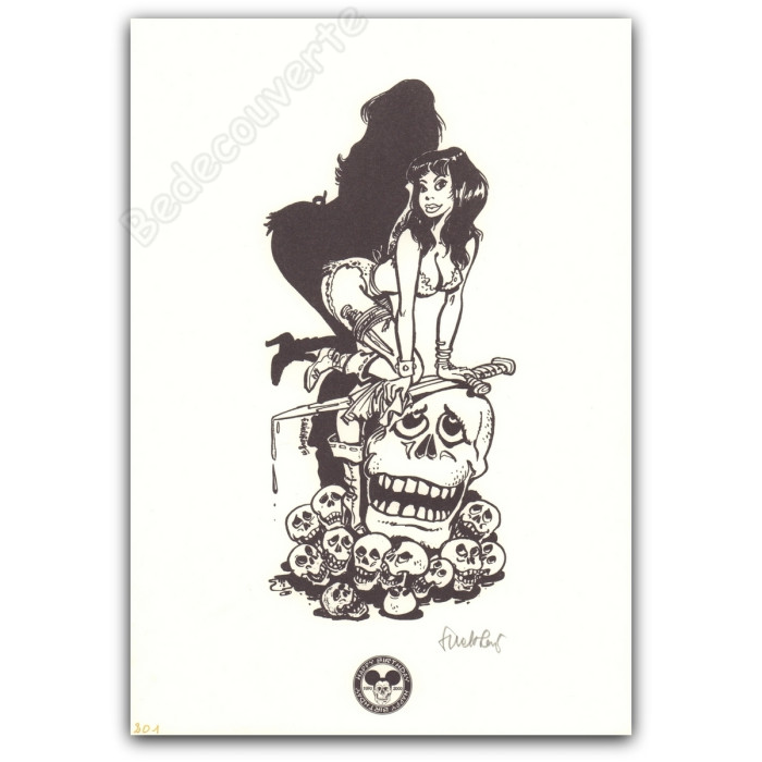 Walthéry - Pin-up The Skull 2000