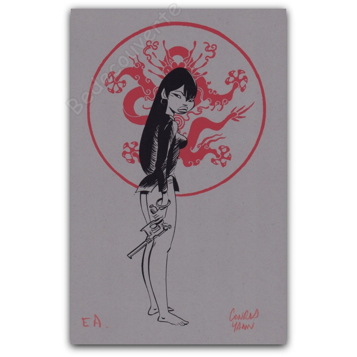 Conrad - Les Innommables Dragon rouge gris