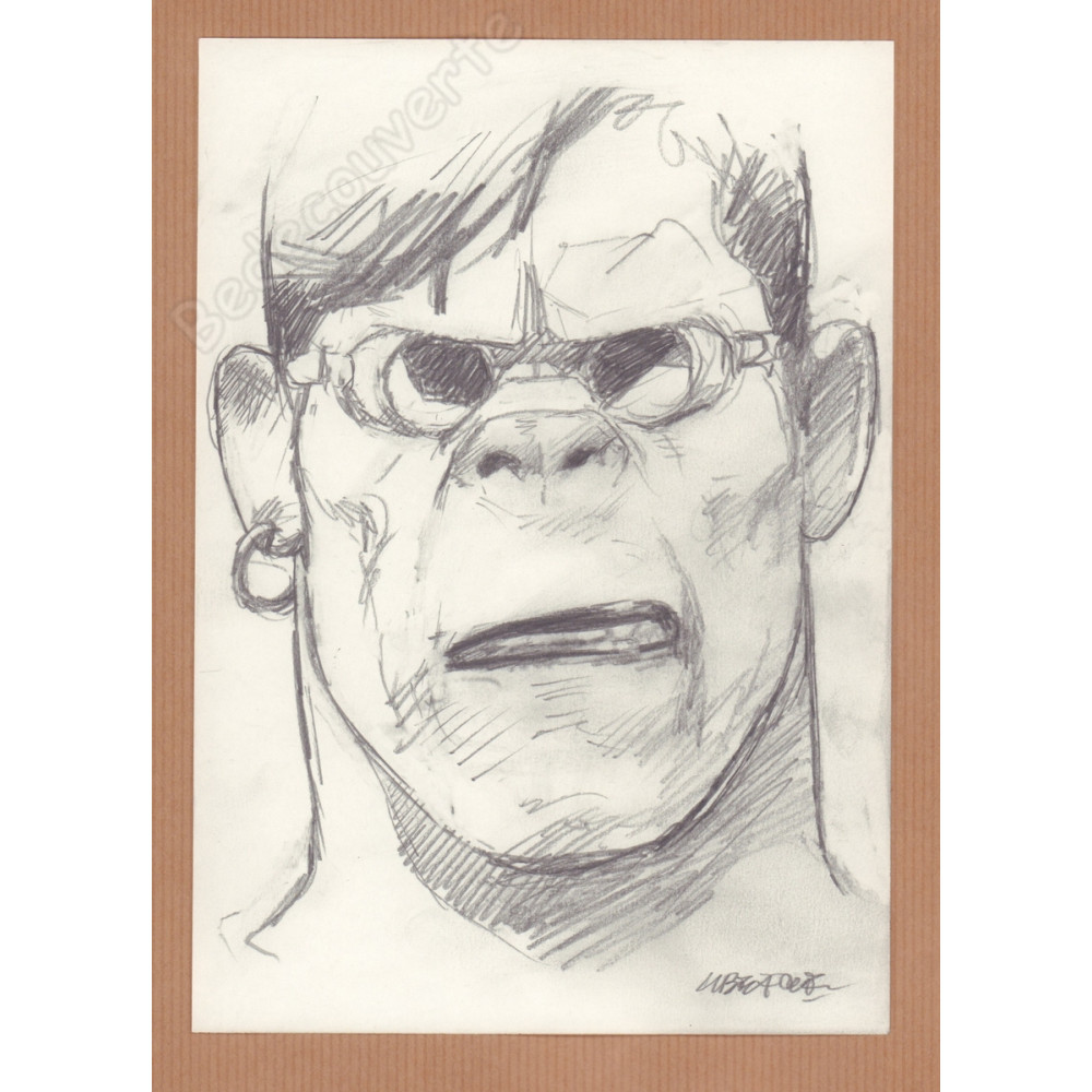 Liberatore Tanino - Dessin Original Portrait RanXerox 08 Liberatore Tanino - Dessin Original Portrait RanXerox 08