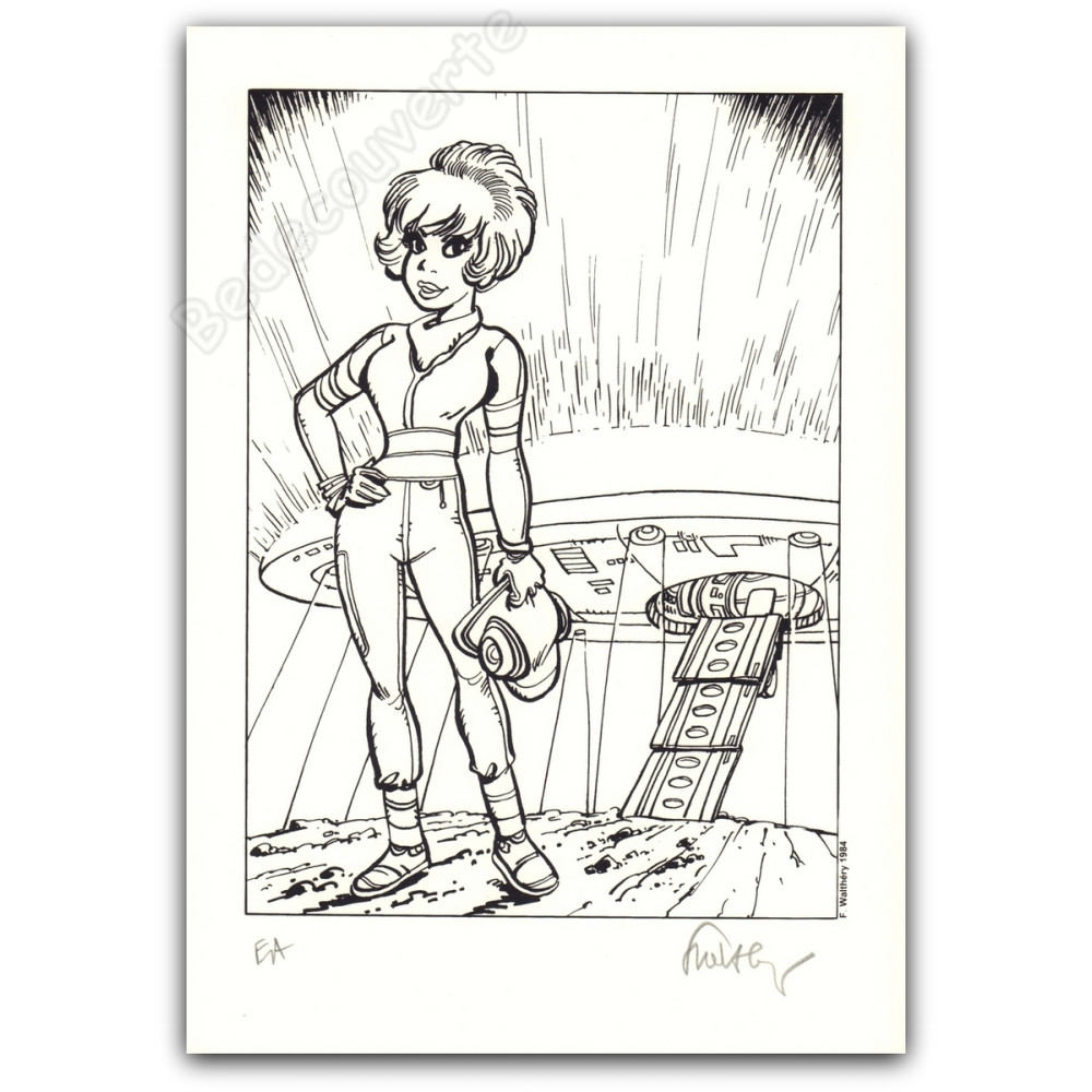 Walthéry - Natacha Soucoupe volante NB