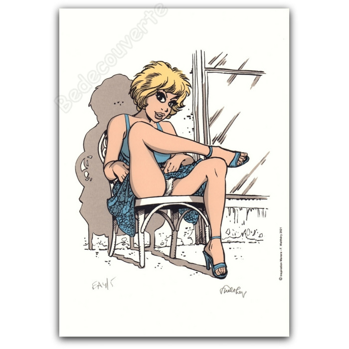 Walthéry - Natacha Inspiration Manara Déclic 2021