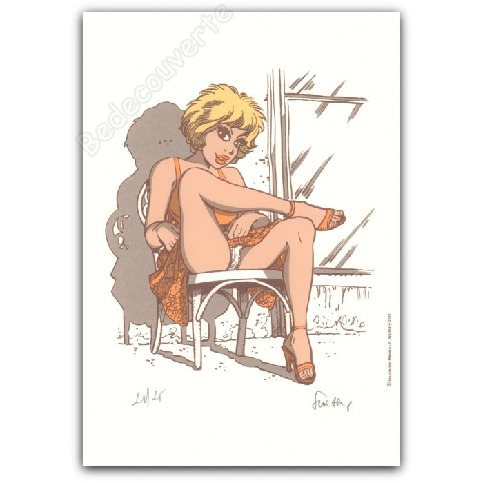 Walthéry - Natacha Inspiration Manara Déclic 2021 Variante