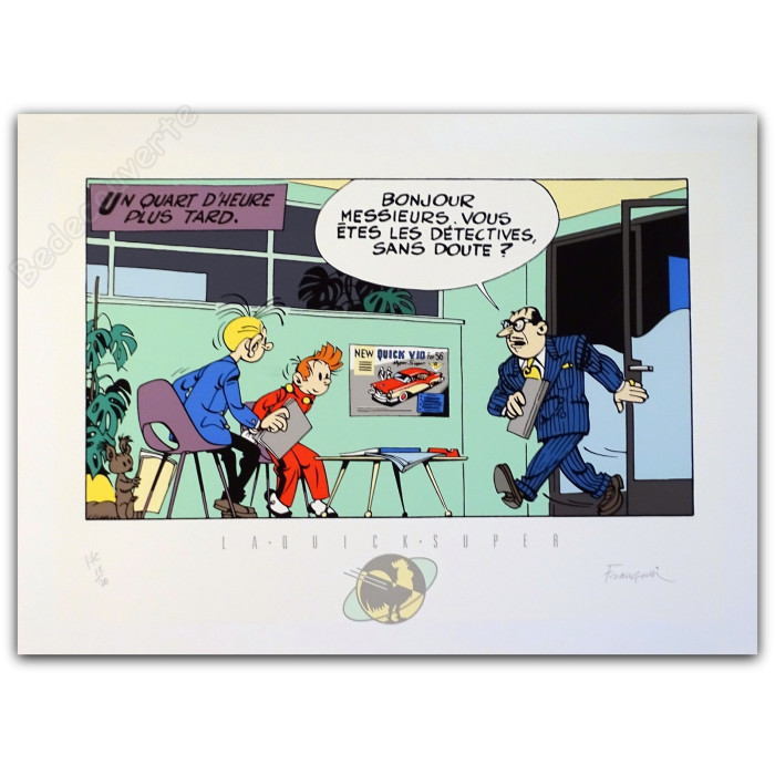 Franquin - Spirou et Fantasio La Quick Super Archives Internationales 1986