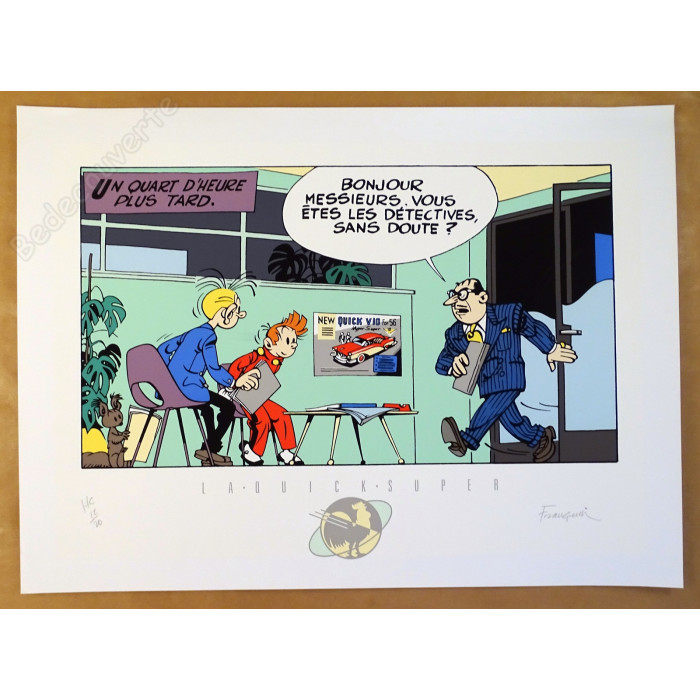 Franquin - Spirou et Fantasio La Quick Super Archives Internationales 1986