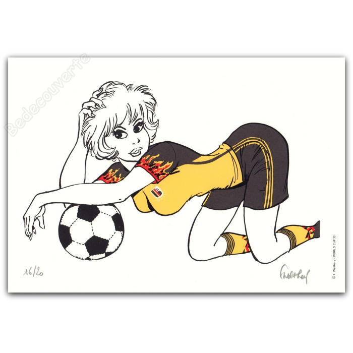 Walthéry - Natacha Football 2022 Jaune 02