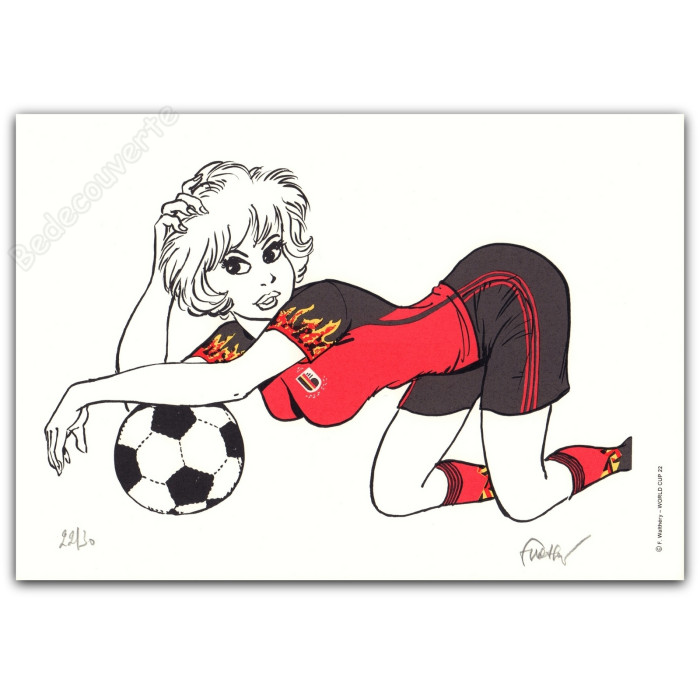Walthéry - Natacha Football 2022 Rouge 02