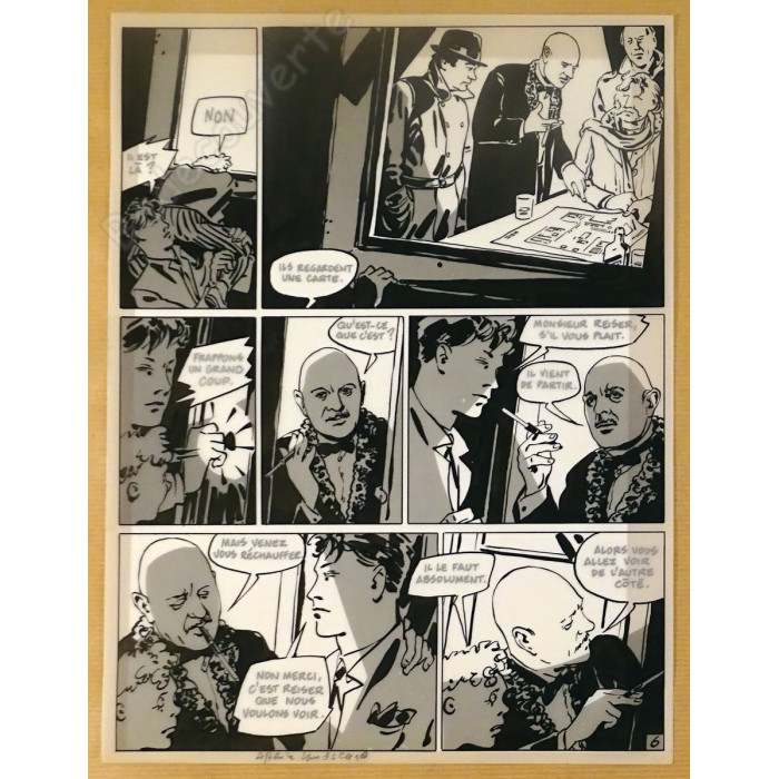 Varenne Alex - Planche originale 6 L'affaire Landscape
