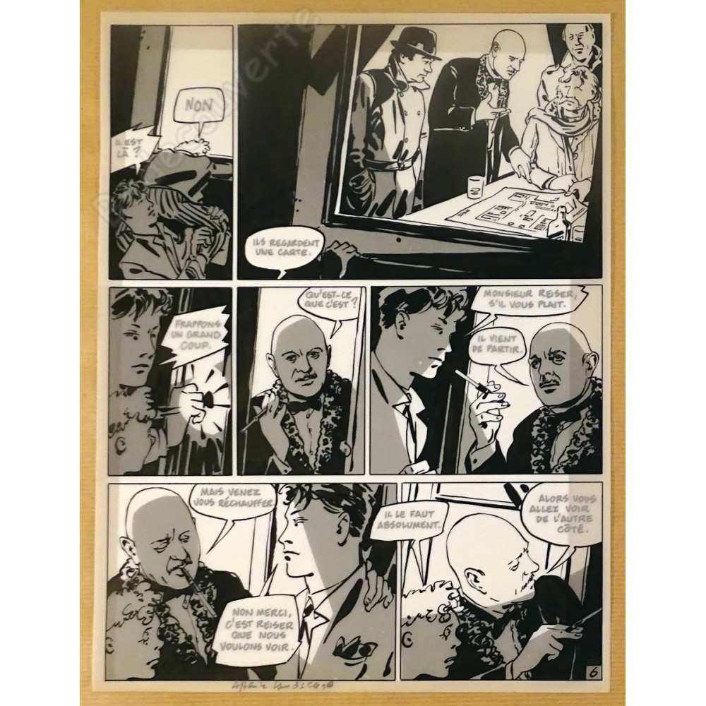 Varenne Alex - Planche originale 6 L'affaire Landscape