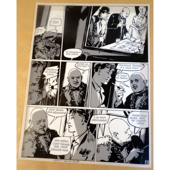 Varenne Alex - Planche originale 6 L'affaire Landscape