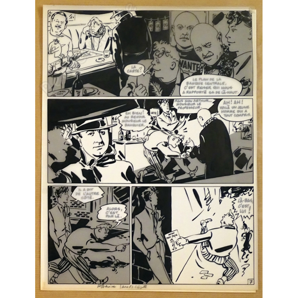 Varenne Alex - Planche originale 7 L'affaire Landscape