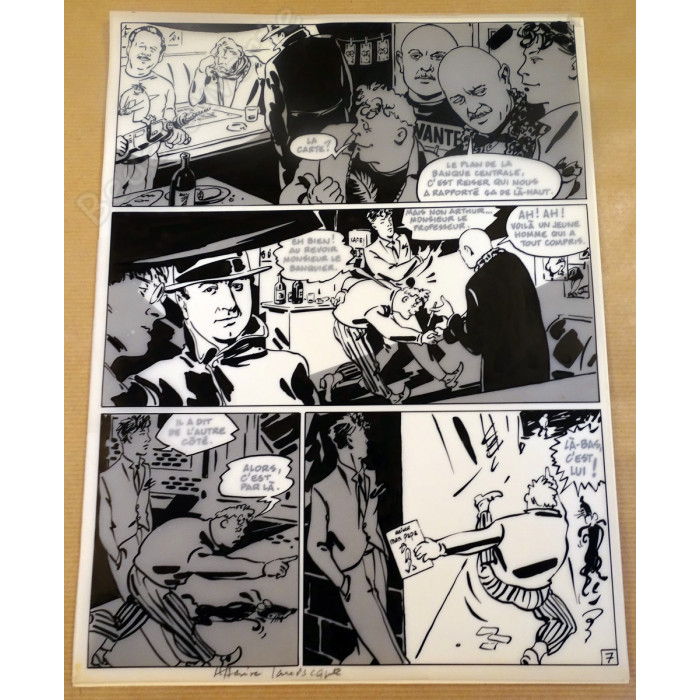 Varenne Alex - Planche originale 7 L'affaire Landscape