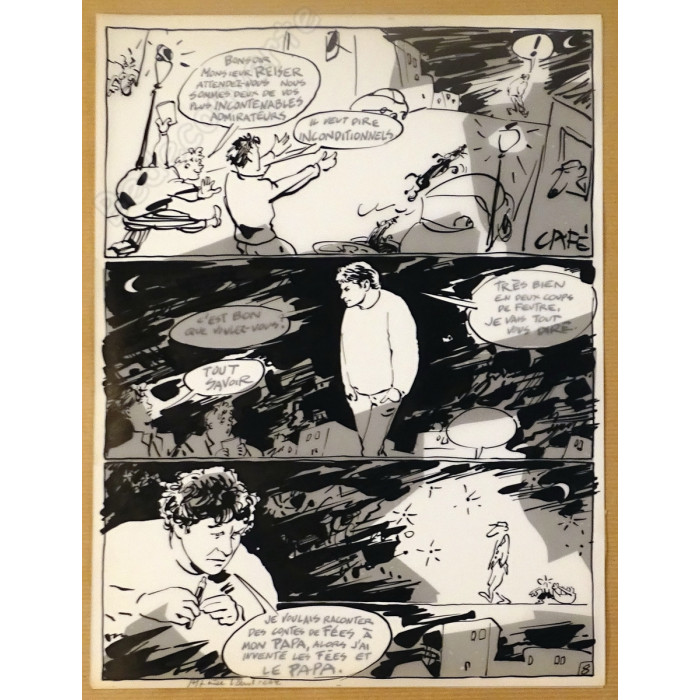 Varenne Alex - Planche originale 8 L'affaire Landscape