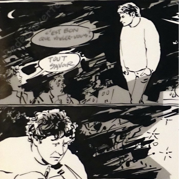 Varenne Alex - Planche originale 8 L'affaire Landscape