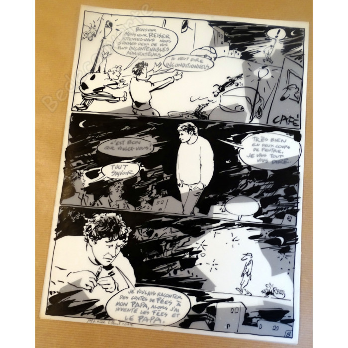 Varenne Alex - Planche originale 8 L'affaire Landscape