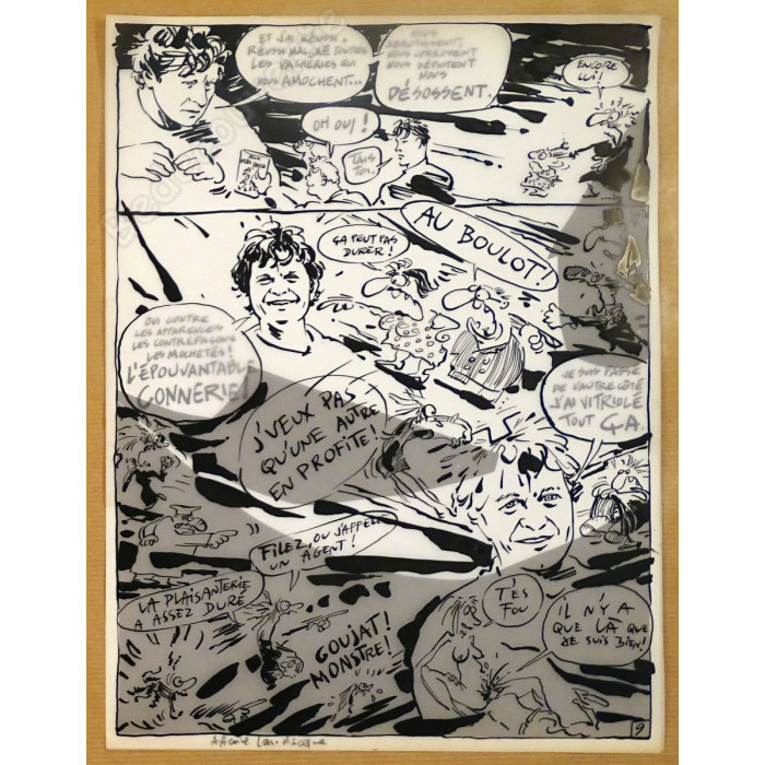 Varenne Alex - Planche originale 9 L'affaire Landscape