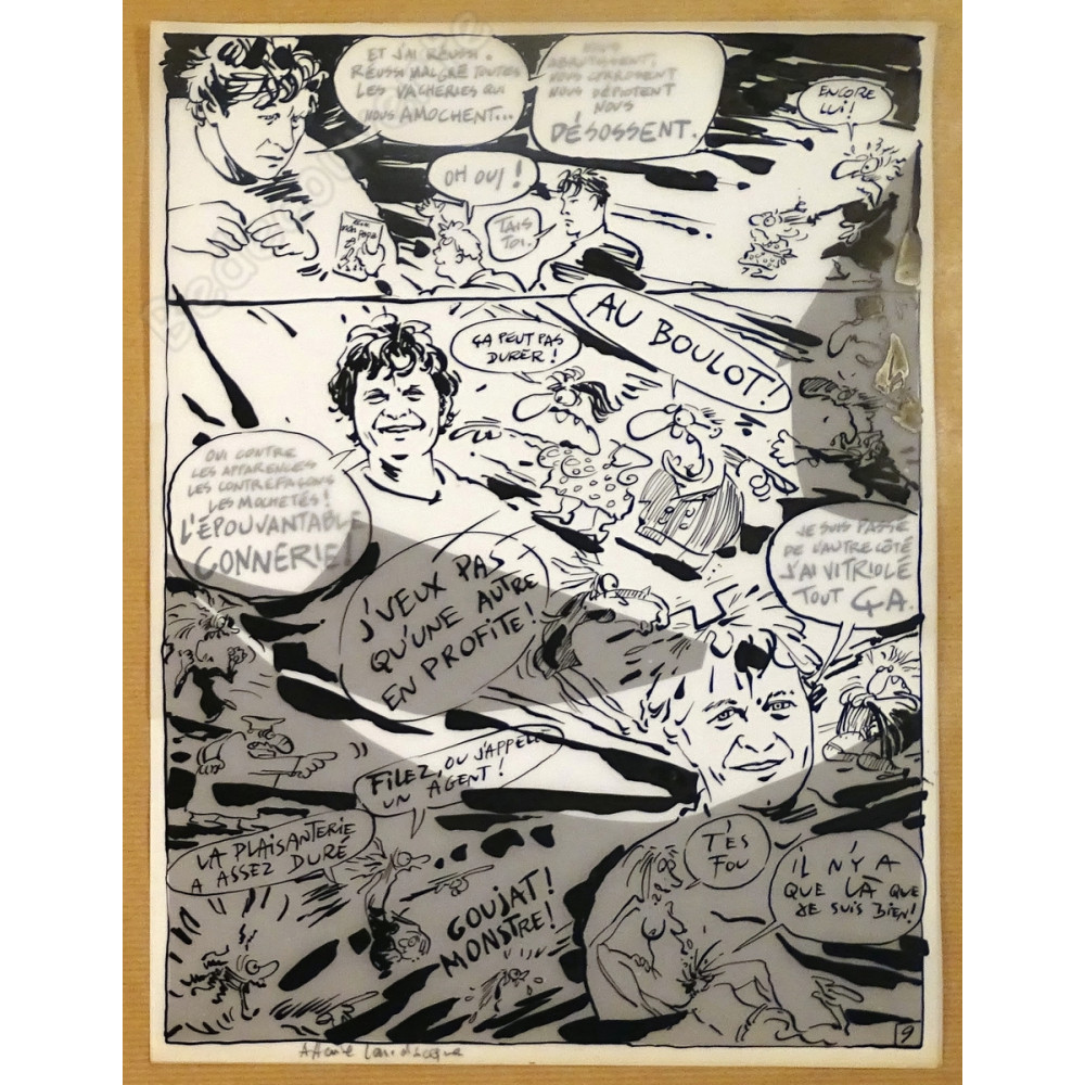 Varenne Alex - Planche originale 9 L'affaire Landscape