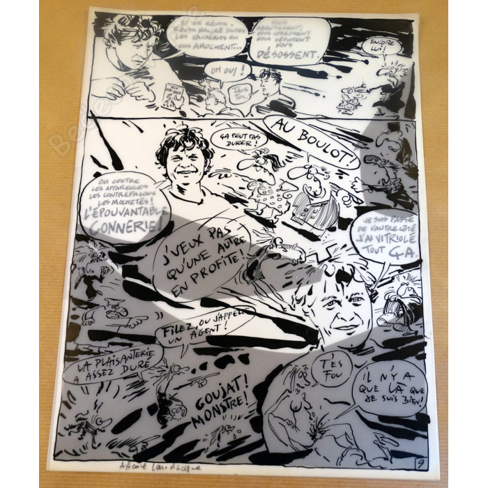 Varenne Alex - Planche originale 9 L'affaire Landscape