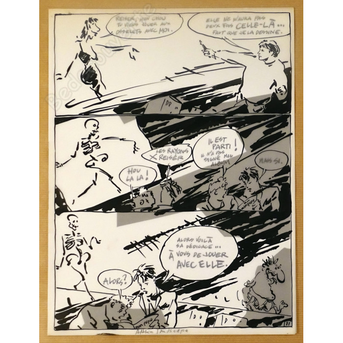 Varenne Alex - Planche originale 11 L'affaire Landscape