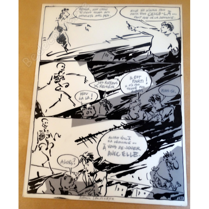 Varenne Alex - Planche originale 11 L'affaire Landscape