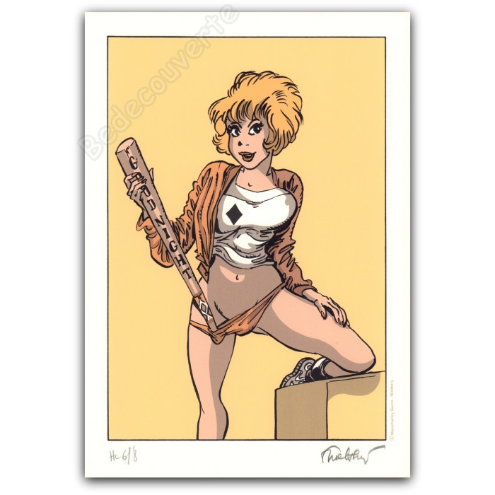 Walthéry - Natacha Manarharley Quinn Variante