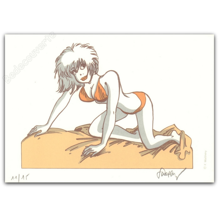 Walthéry - Natacha Bikini Orange