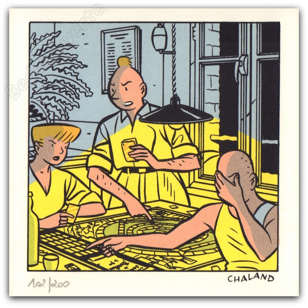 Chaland - Freddy Lombard La partie de cartes