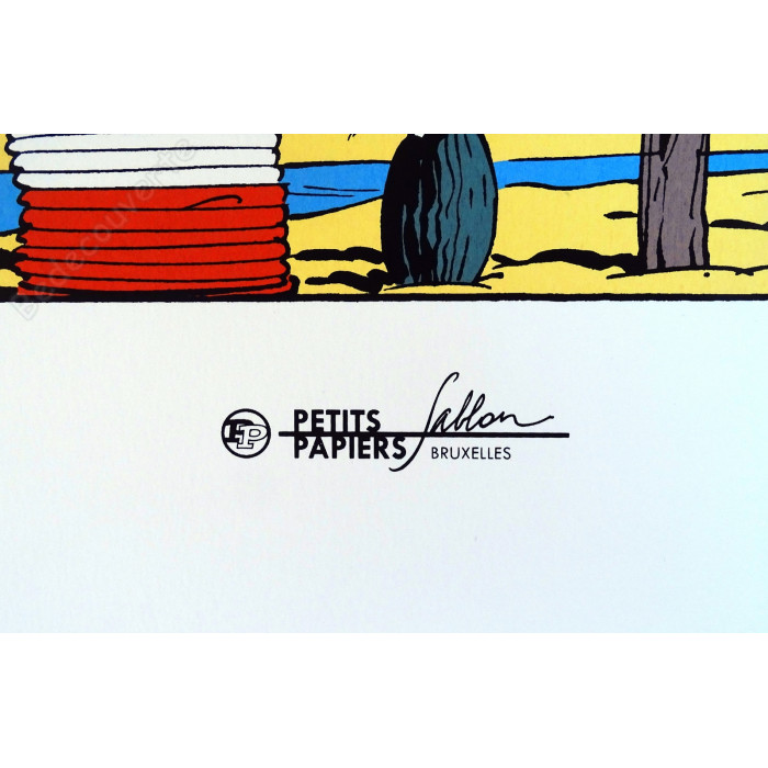 Tillieux - Gil Jourdan Désert Petits Papiers Sablon Bruxelles 2012