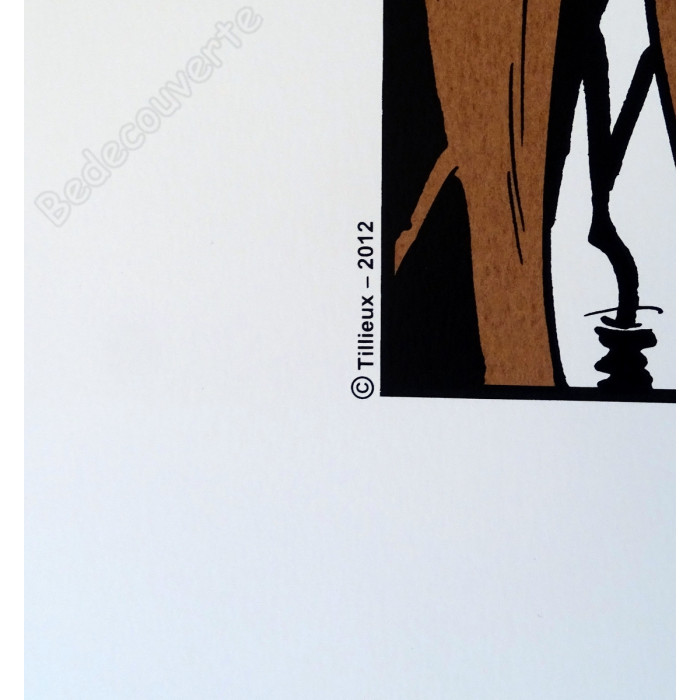 Tillieux - Gil Jourdan Canoë Petits Papiers Sablon Bruxelles 2012