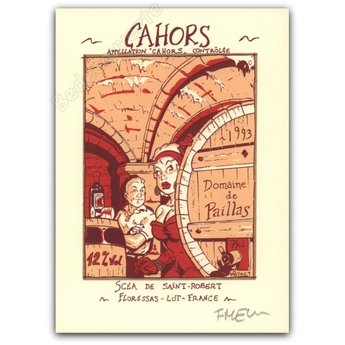 Meynet - Etiquette Cahors 1993