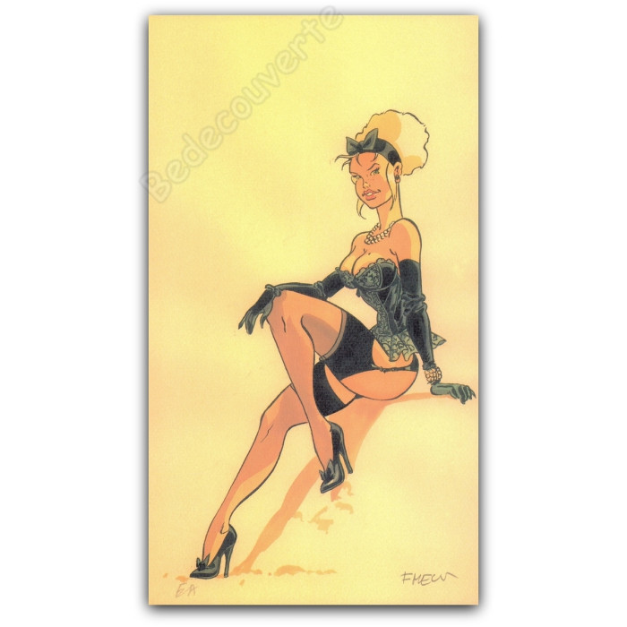 Meynet - Mirabelle Lingerie Noire Assise