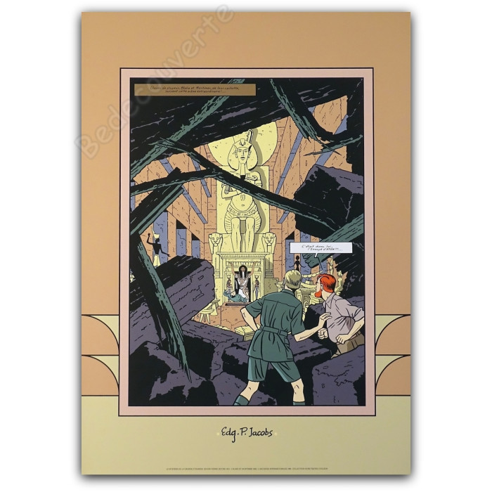 Jacobs - Blake et Mortimer Le mystère de la Grande Pyramide Archives Internationales 1989