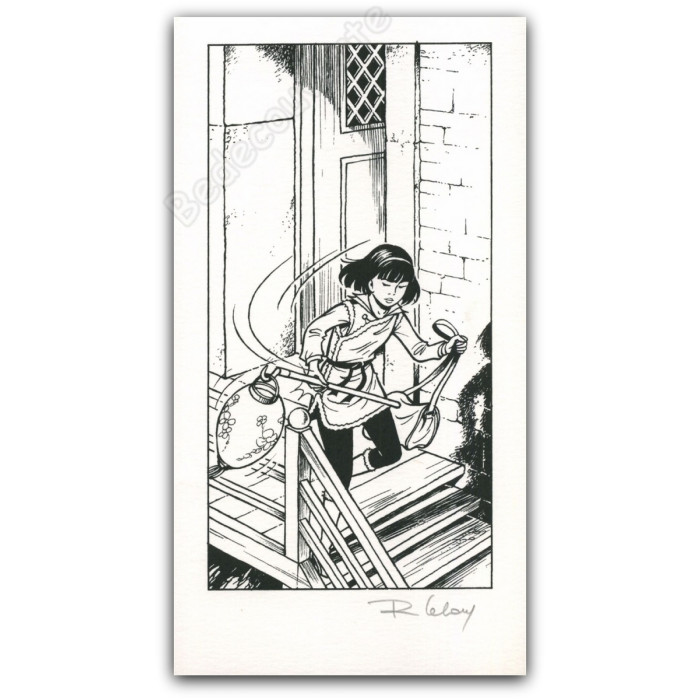 Leloup - Yoko Tsuno lampion Espace BD NB