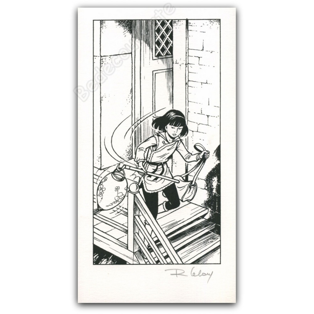 Leloup - Yoko Tsuno lampion Espace BD NB Leloup - Yoko Tsuno lampion Espace BD NB