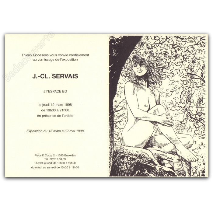 Servais - Carte Espace BD 1998