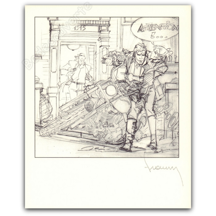 Francq - Largo Winch Moto Boulevard des Bulles