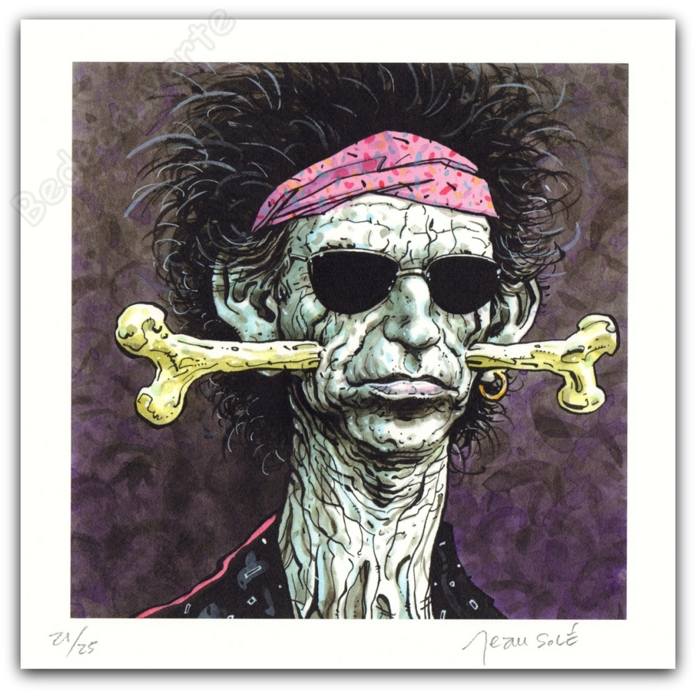 Jean Solé - Keith Richards Jean Solé - Keith Richards