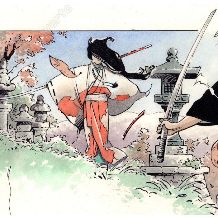 Michetz - Dessin Original Kagaratsu En Garde