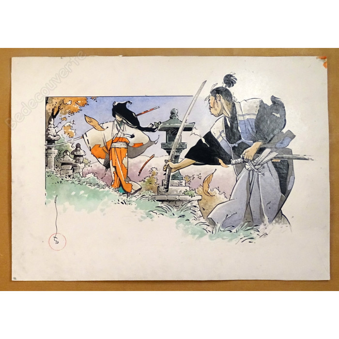 Michetz - Dessin Original Kagaratsu En Garde