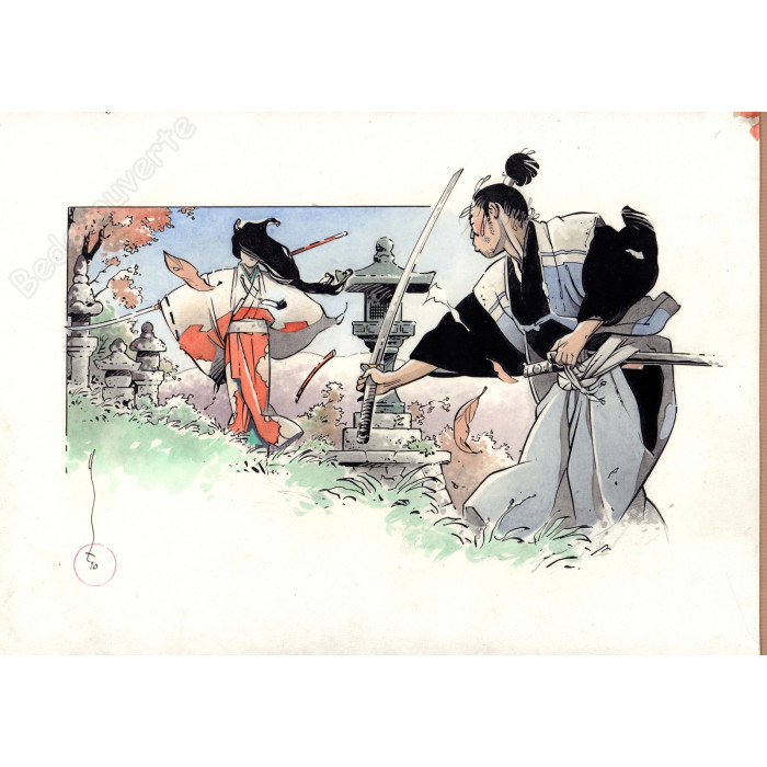 Michetz - Dessin Original Kagaratsu En Garde