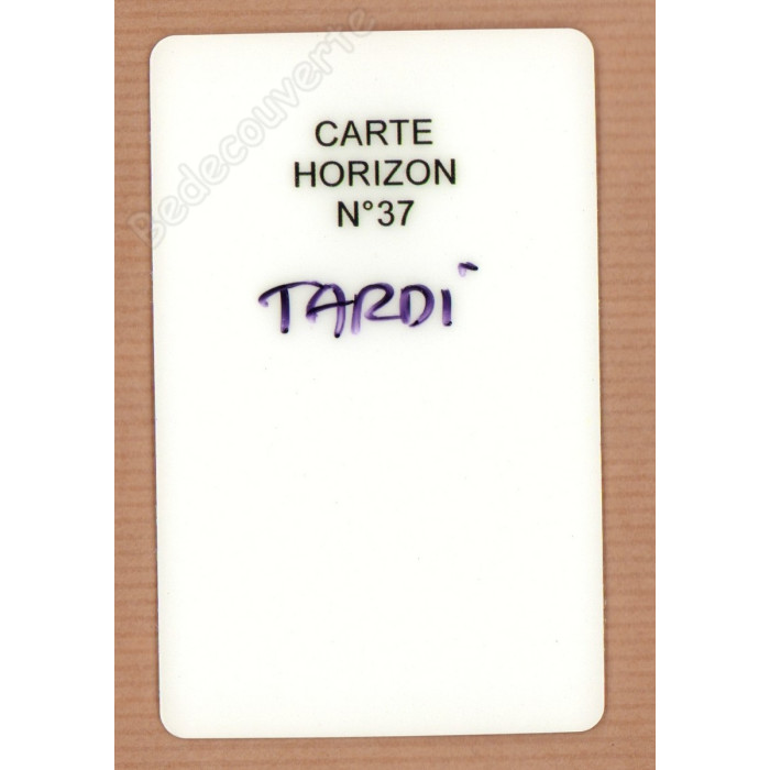 Tardi - Nestor Burma Carte Horizon 37 Signée