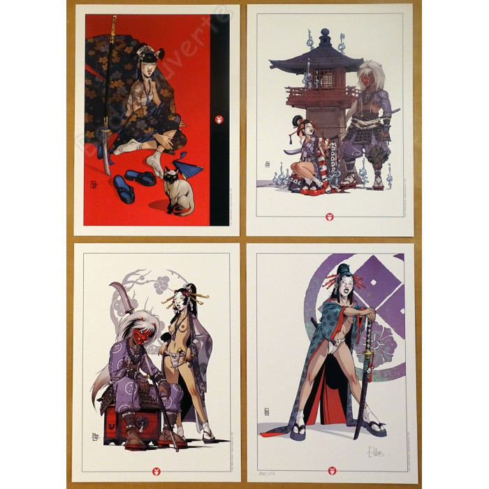 Hub - Pack de 2 portfolios Katana et Obsidienne - Okko et Le Serpent et la Lance