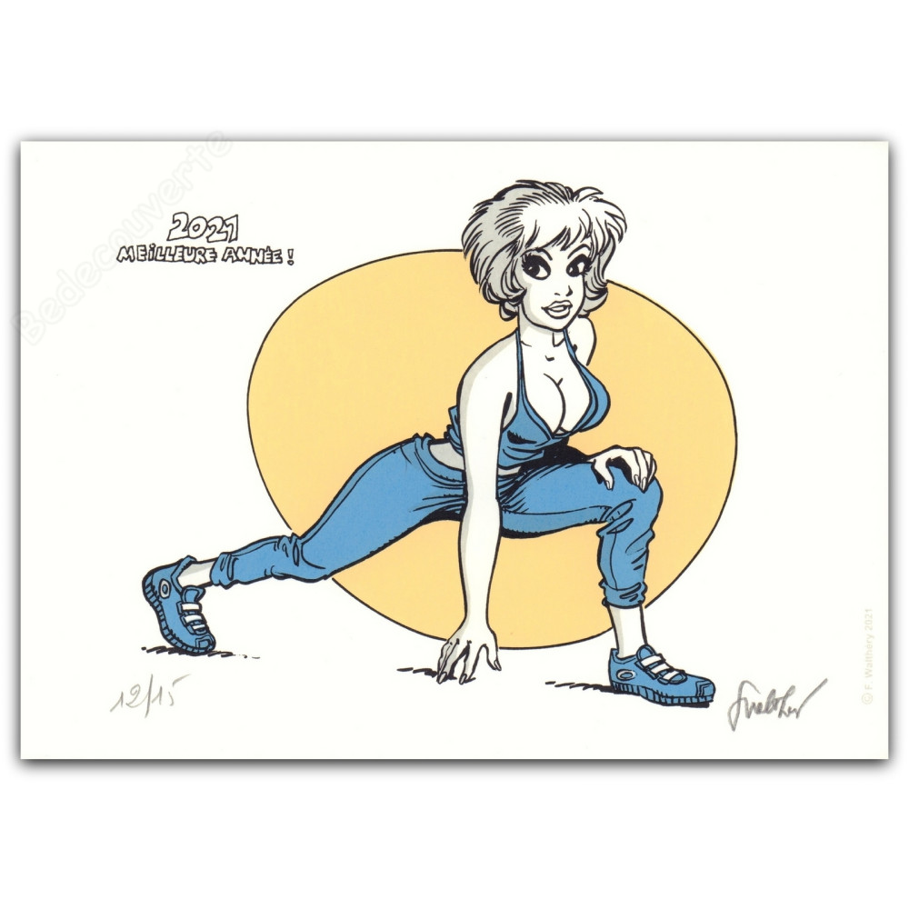 Walthéry - Natacha Gymnastique 2021 Meilleure Année!