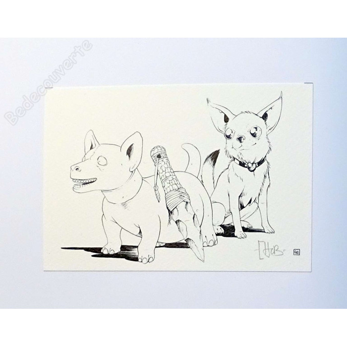 Hub - Tirage de luxe Le Serpent et la Lance Acte 2 Maison-Vide + Dédicace n°216/340