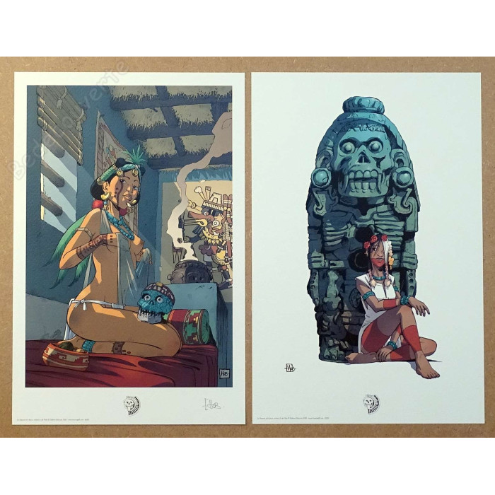 Hub - Tirage de luxe Le Serpent et la Lance Acte 2 Maison-Vide + Dédicace n°216/340