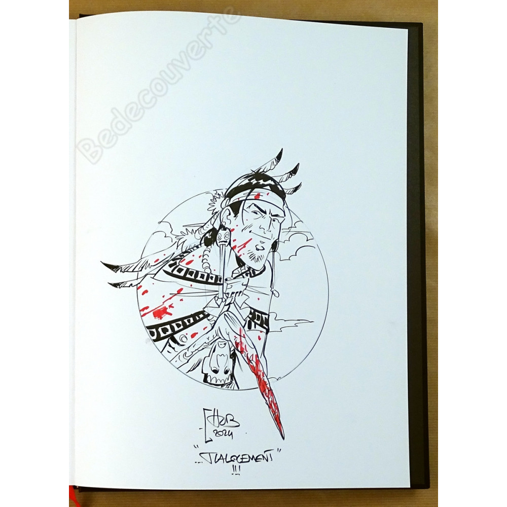 Hub - Tirage de luxe Le Serpent et la Lance Acte 2 Maison-Vide + Dédicace n°216/340